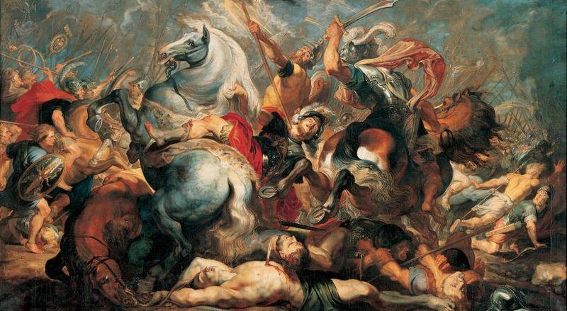 Peter Paul Rubens Der Tod des Decius Mus in der Schlacht France oil painting art